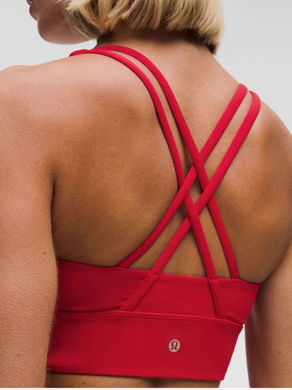 Lululemon Energy Bra *Long Line in Dark Red Size 10